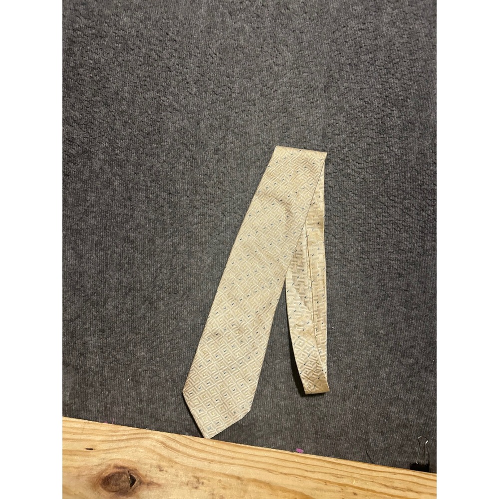 Canali tie made in italy 100% silk gold designer
